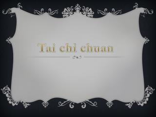 Tai chi chuan