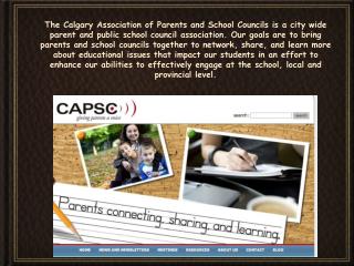 CAPSC: *** CAPSC has a stakeholder seat at all public CBE meetings of the board