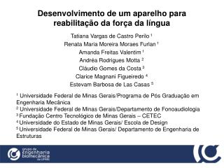 Desenvolvimento de um aparelho para reabilitação da força da língua