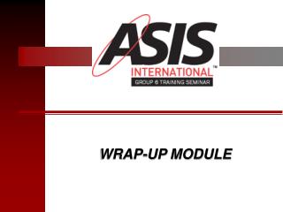 WRAP-UP MODULE