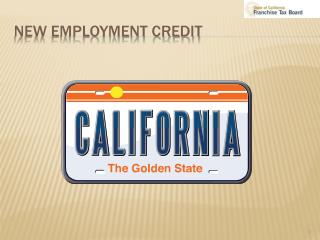 New employment credit