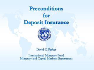 Preconditions for Deposit Insurance