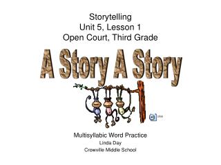 Storytelling Unit 5, Lesson 1 Open Court, Third Grade