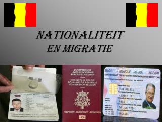 NATIONALITEIT EN MIGRATIE