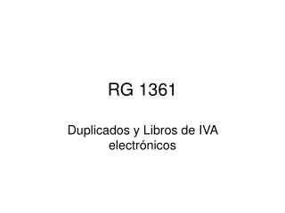 RG 1361