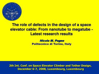 2th Int. Conf. on Space Elevator Climber and Tether Design,
