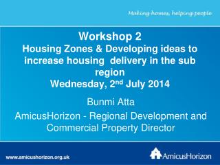 Bunmi Atta AmicusHorizon - Regional Development and Commercial Property Director