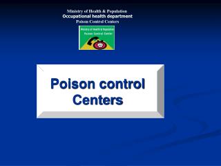 Poison control Centers