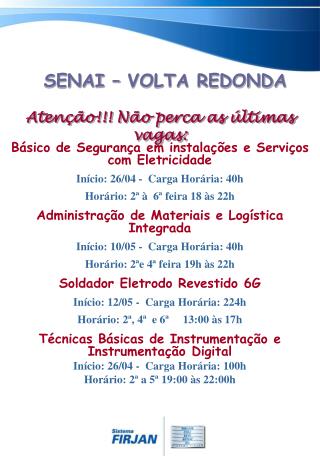 SENAI – VOLTA REDONDA