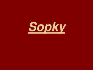 Sopky