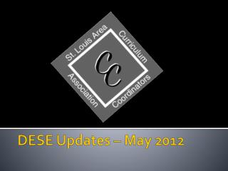 DESE Updates – May 2012
