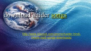 haider mp3 songs