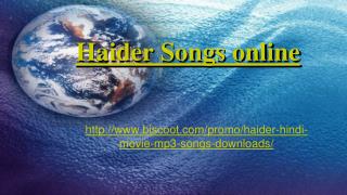 download haider mp3 songs