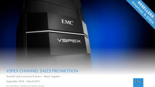 VSPEX CHANNEL SALES PROMOTION