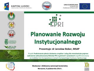 Planowanie Rozwoju Instytucjonalnego