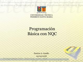 Programación Básica con NQC