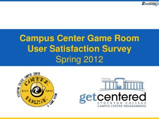 Campus Center Game Room User Satisfaction Survey Spring 2012