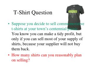 T-Shirt Question