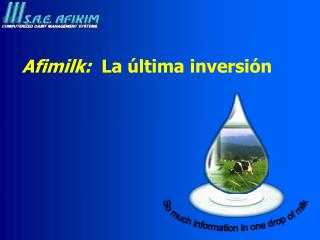 Afimilk: La ú ltima inversión