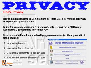 Cos’è Privacy