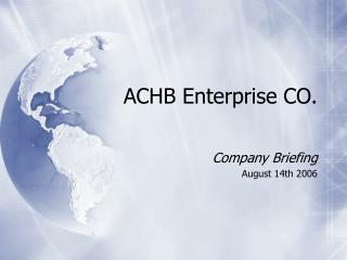 ACHB Enterprise CO.