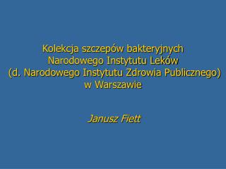Janusz Fiett