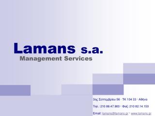 Lamans s.a.