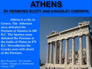 Athens by desmond scott and kingdley chrispin