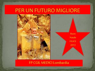 PER UN FUTURO MIGLIORE