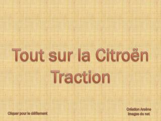 Tout sur la Citroën Traction