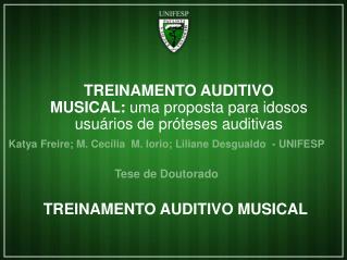 TREINAMENTO AUDITIVO MUSICAL