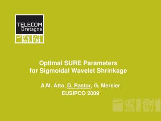 Optimal SURE Parameters for Sigmoidal Wavelet Shrinkage