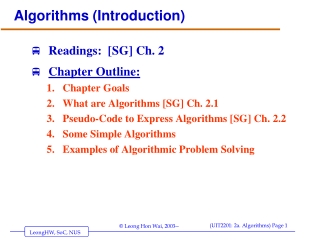 Algorithms (Introduction)