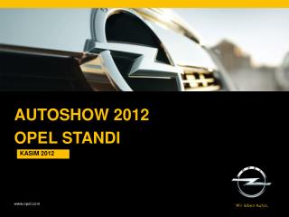 AUTOSHOW 2012 Opel standI