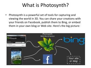 What is Photosynth?