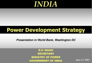 Power Development Strategy