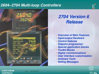 2604–2704 Multi-loop Controllers