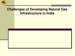 Challenges of Developing Natural Gas Infrastructure in India