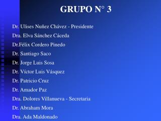 GRUPO N° 3