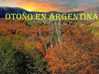 OTOÑO EN ARGENTINA