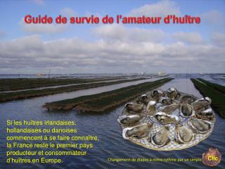 Guide de survie de l’amateur d’huître