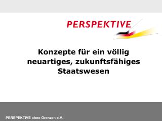 PERSPEKTIVE ohne Grenzen e.V .