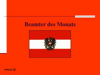 Beamter des Monats