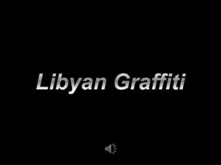 Libyan Graffiti