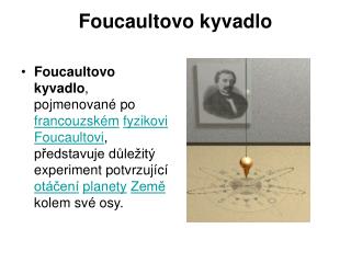 Foucaultovo kyvadlo