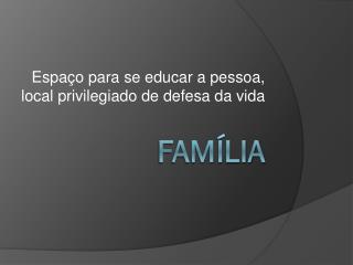 FAMÍLIA