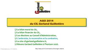 AGO 2014 du CIL Gerland Guillotière