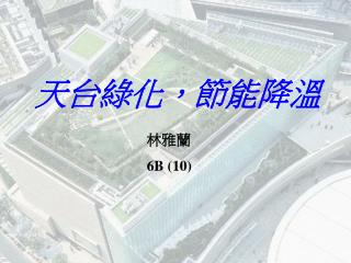 天台綠化，節能降溫