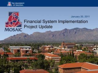 Financial System Implementation Project Update