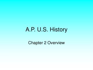 A.P. U.S. History